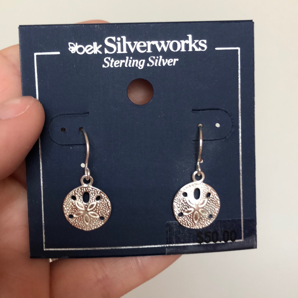 Sterling silver earrings.